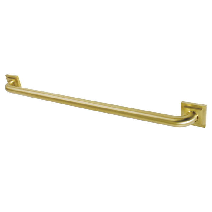 Kingston Sona DR614307 - Claremont 30-Inch x 1-1/4-Inch O.D. Brass Decorative Grab Bar, Brushed Brass