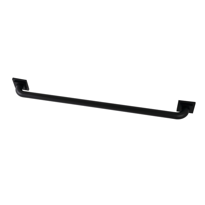 Kingston Sona DR614320 - Claremont 32-Inch x 1-1/4-Inch O.D. Brass Decorative Grab Bar, Matte Black
