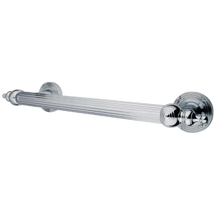 Kingston Sona DR710121 - Templeton 12-Inch x 1-Inch O.D. Brass Decorative Grab Bar, Polished Chrome