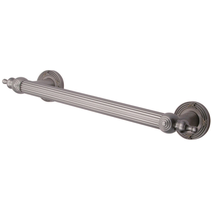 Kingston Sona DR710128 - Templeton 12-Inch x 1-Inch O.D. Brass Decorative Grab Bar, Brushed Nickel