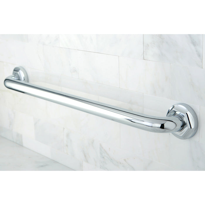 Kingston Tulare DR714241 - Metropolitan 24-Inch x 1-1/4-Inch O.D. Brass Decorative Grab Bar, Polished Chrome