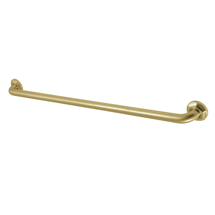 Kingston Tulare DR714327 - Metropolitan 32-Inch x 1-1/4-Inch O.D. Brass Decorative Grab Bar, Brushed Brass