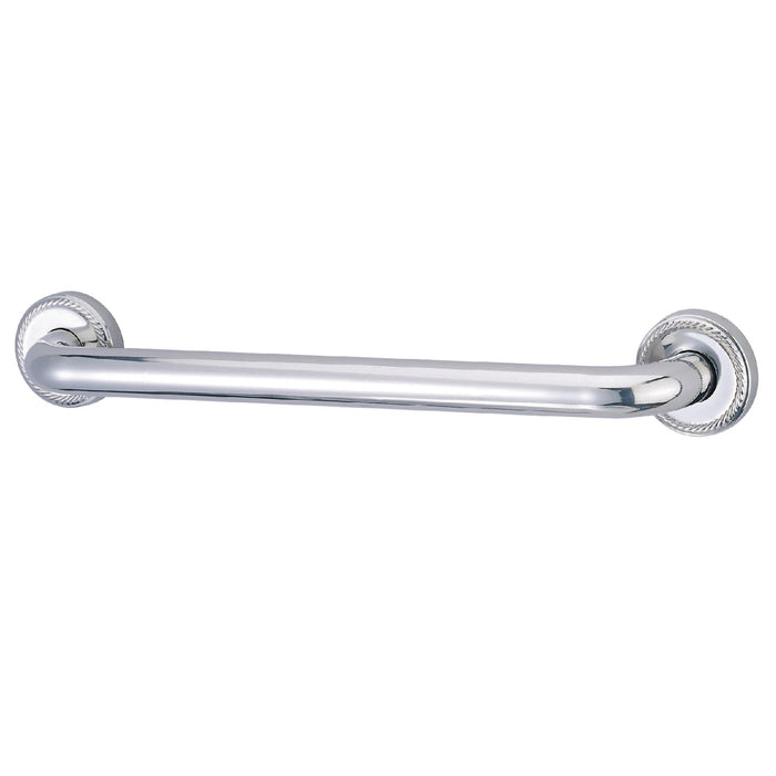 Kingston Heirloom DR814241 - Laurel 24-Inch x 1-1/4-Inch O.D. Brass Decorative Grab Bar, Polished Chrome