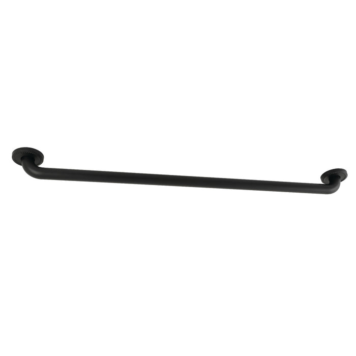 Kingston Heirloom DR814360 - Laurel 36-Inch x 1-1/4-Inch O.D. Brass Decorative Grab Bar, Matte Black