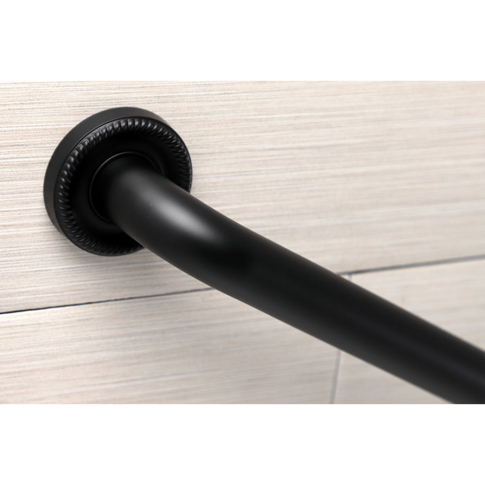 Kingston Heirloom DR914360 - Camelon 36-Inch x 1-1/4-Inch O.D. Brass Grab Bar, Matte Black
