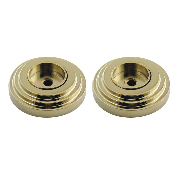 Kingston Sona DRF214122 - Milano 1-1/4-Inch Brass Grab Bar Flange (1 Pair), Polished Brass