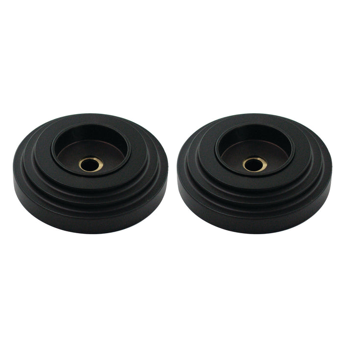 Kingston Sona DRF214125 - Milano 1-1/4-Inch Brass Grab Bar Flange (1 Pair), Oil Rubbed Bronze