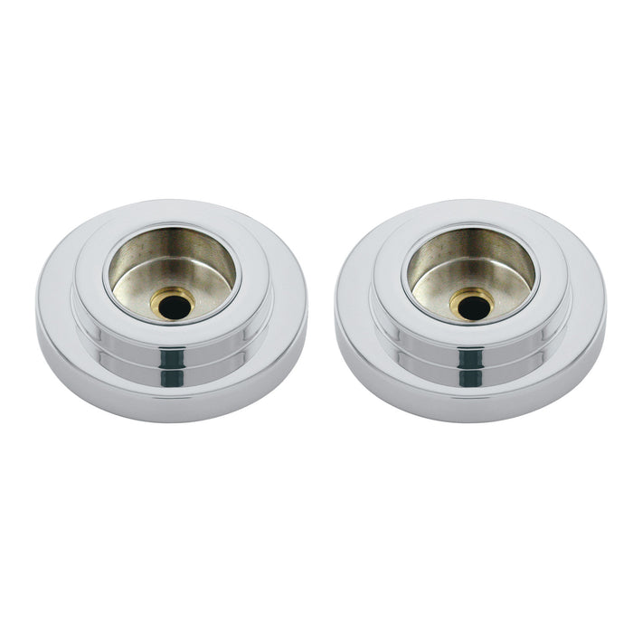 Kingston Sona DRF414121 - Manhattan 1-1/4-Inch Brass Grab Bar Flange (1 Pair), Polished Chrome