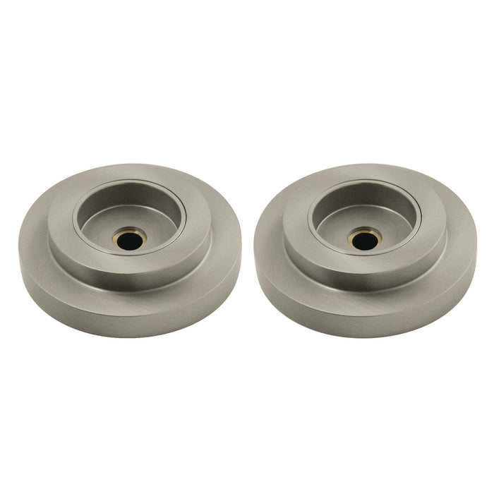 Kingston Sona DRF414128 - Manhattan 1-1/4-Inch Brass Grab Bar Flange (1 Pair), Brushed Nickel
