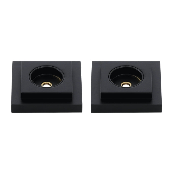 Kingston Sona DRF614120 - Claremont 1-1/4-Inch Brass Grab Bar Flange (1 Pair), Matte Black