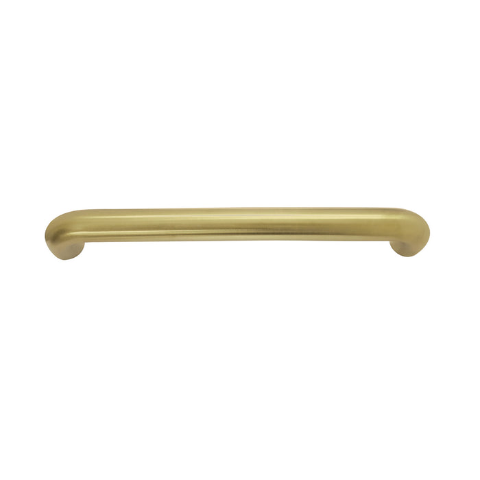 Kingston Manhattan DRR214127 12-Inch x 1-1/4-Inch O.D. Brass Grab Bar - Bar Only, Brushed Brass