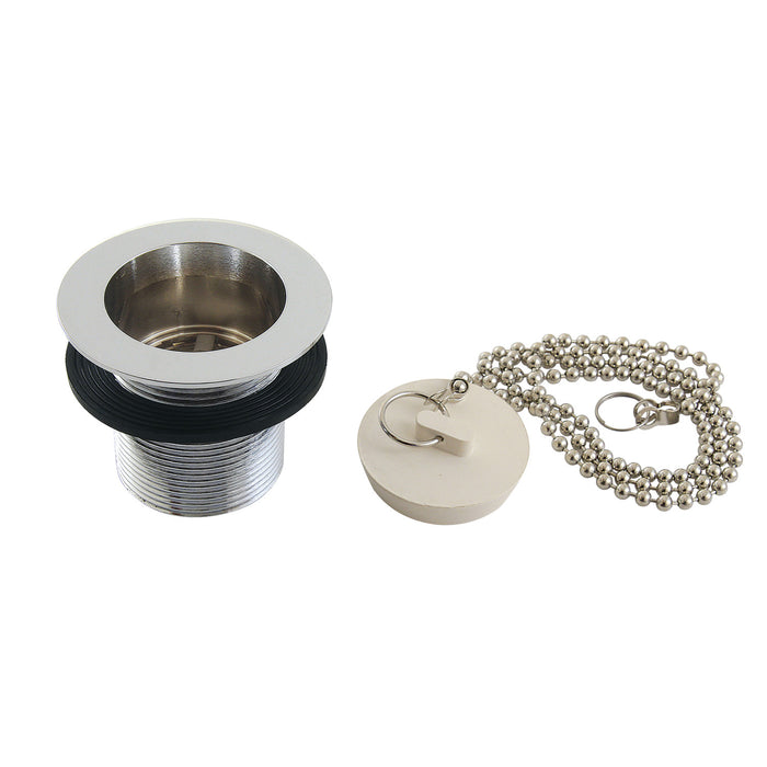 Made To Match DSP17CP 1-1/2-Inch Chain and Stopper Tub Drain with 1-3/4-Inch Body Thread, Polished Chrome
