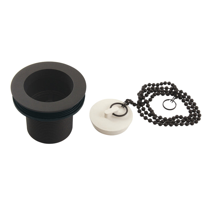 Kingston Heirloom DSP17ORB - Made To Match 1-1/2-Inch Chain and Stopper Tub Drain with 1-3/4-Inch Body Thread, Oil Rubbed Bronze