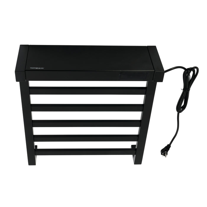 Kingston Sona DTC182030 - Markus Wall Mount Plug-In Towel Warmer, Matte Black