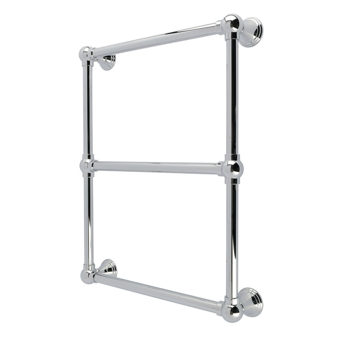 Maximilien DTC24183CP 18-Inch x 24-Inch Brass Wall Mount 3-Tier Towel Rack, Polished Chrome