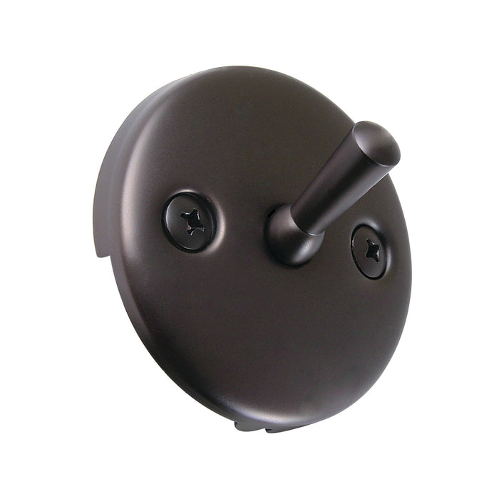 Kingston Made To Match DTL105 Round Bathtub Overflow Plate with Trip Lever, Oil Rubbed Bronze