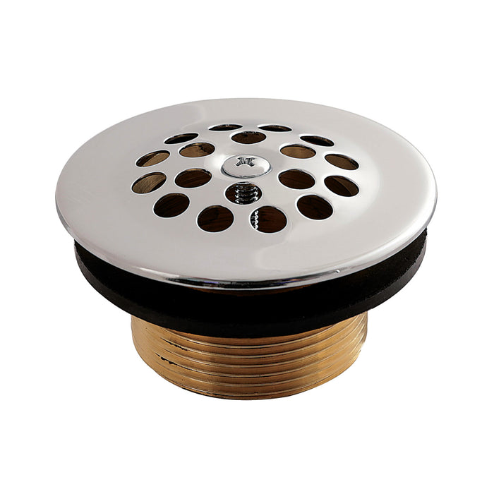 Kingston Tulare DTL201 - Made To Match Brass Tub Strainer Drain, Polished Chrome