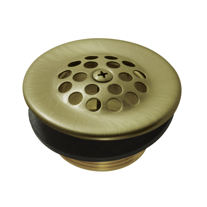 Kingston Tulare DTL203 - Made To Match Brass Tub Strainer Drain, Antique Brass