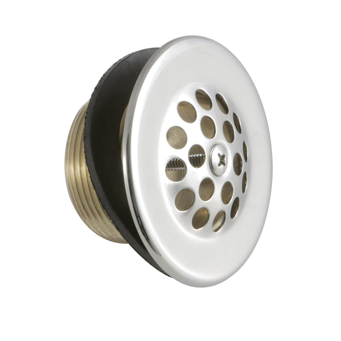 Kingston Tulare DTL206 - Made To Match Brass Tub Strainer Drain, Polished Nickel