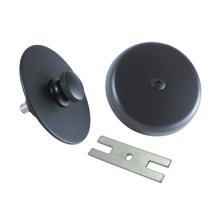 Kingston Heirloom DTL5303A0 - Trimscape Zinc Alloy Lift and Turn Tub Drain Replacement Trim Kit, Matte Black