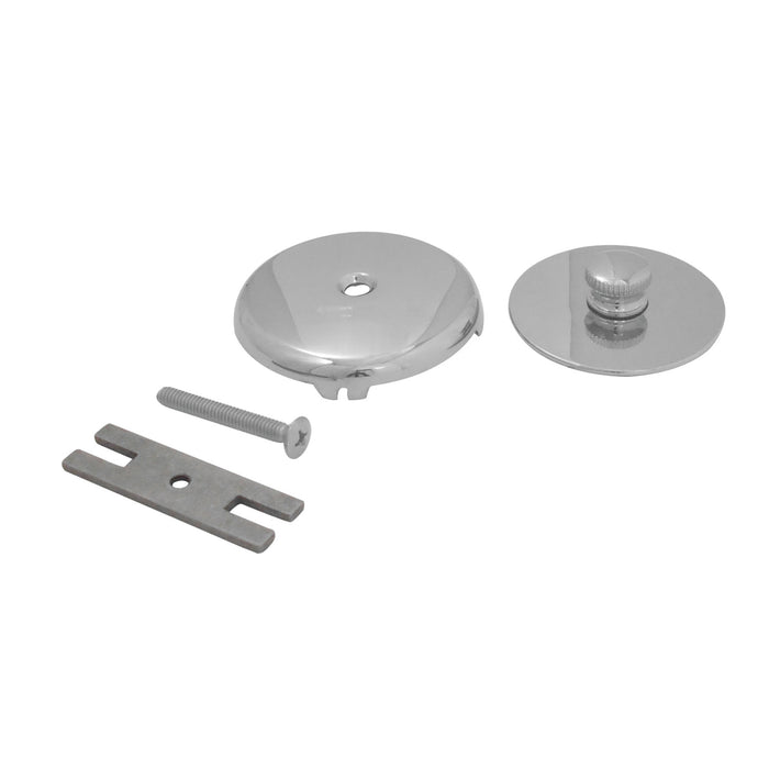 Kingston Heirloom DTL5303A1 - Trimscape Zinc Alloy Alloy Lift and Turn Tub Drain Replacement Trim Kit, Polished Chrome