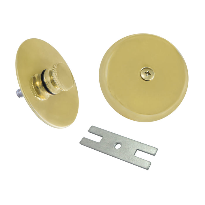 Kingston Heirloom DTL5303A2 - Trimscape Zinc Alloy Lift and Turn Tub Drain Replacement Trim Kit, Polished Brass