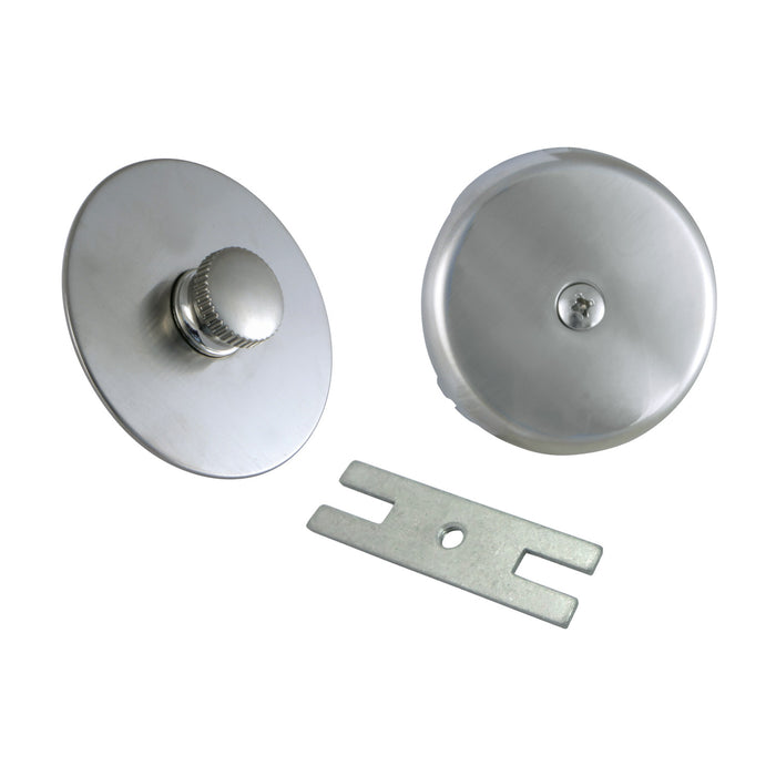 Kingston Heirloom DTL5303A8 - Trimscape Zinc Alloy Lift and Turn Tub Drain Replacement Trim Kit, Brushed Nickel