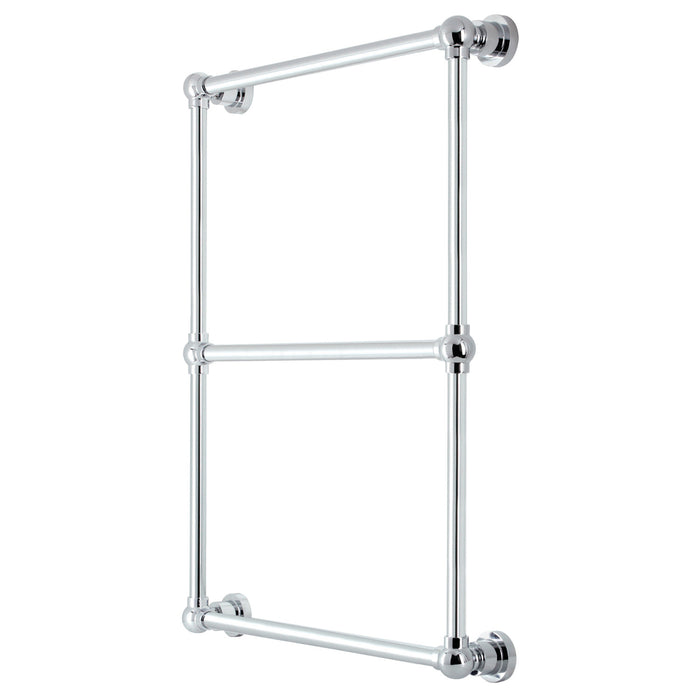 Kingston Sona DTM32243CP - Palatine 24-Inch x 32-Inch Brass Wall Mount 3-Tier Towel Rack, Polished Chrome