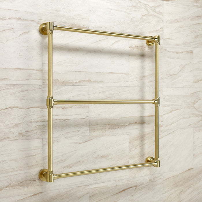 Gallant DTM323037 30-Inch Wall Mount 3-Bar Towel Rack, Brushed Brass