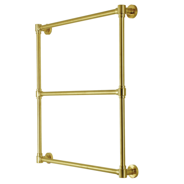 Gallant DTM323037 30-Inch Wall Mount 3-Bar Towel Rack, Brushed Brass