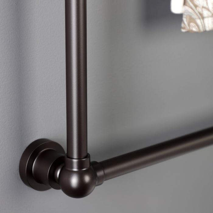 Kingston Sona DTM32303ORB - Palatine 30-Inch x 32-Inch Brass Wall Mount 3-Tier Towel Rack, Oil Rubbed Bronze