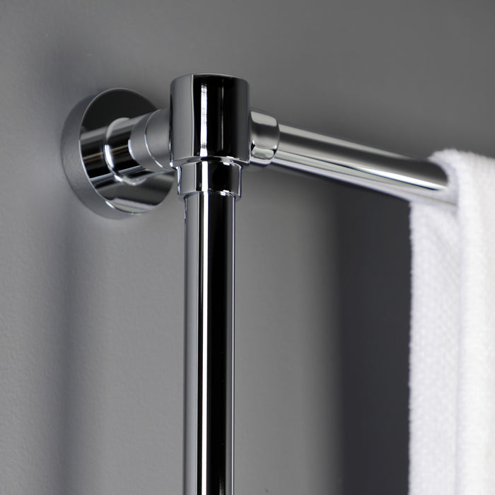 Kingston Sona DTM323631 - Gallant 36-Inch x 32-Inch Brass Wall Mount 3-Tier Towel Rack, Polished Chrome