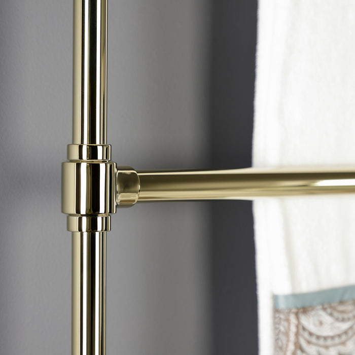 Kingston Sona DTM323632 - Gallant 36-Inch x 32-Inch Brass Wall Mount 3-Tier Towel Rack, Polished Brass