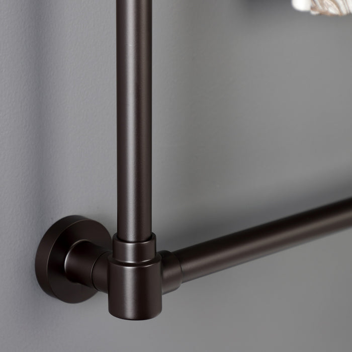 Kingston Sona DTM323635 - Gallant 36-Inch x 32-Inch Brass Wall Mount 3-Tier Towel Rack, Oil Rubbed Bronze