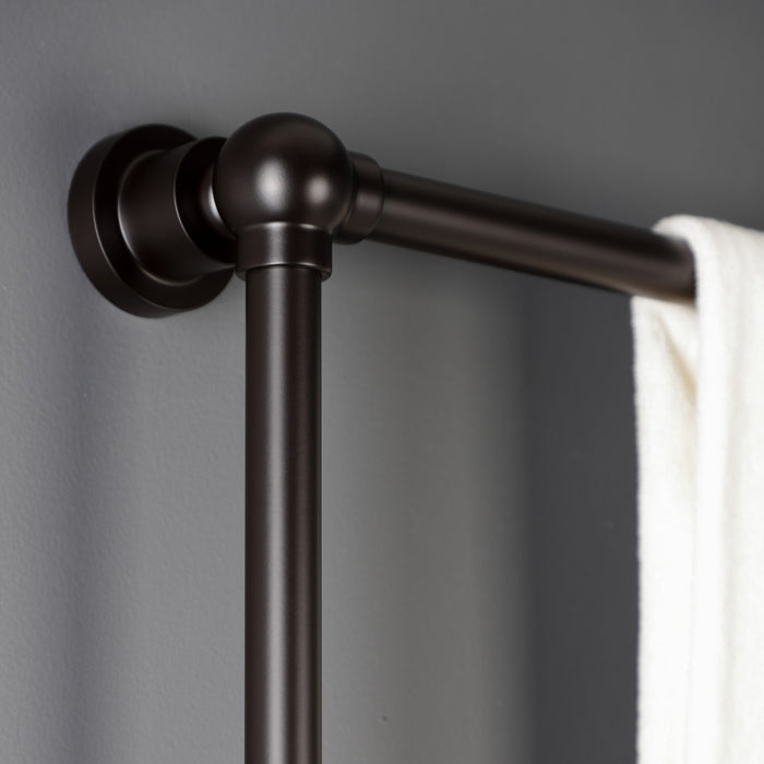 Kingston Sona DTM32363ORB - Palatine 36-Inch x 32-Inch Brass Wall Mount 3-Tier Towel Rack, Oil Rubbed Bronze