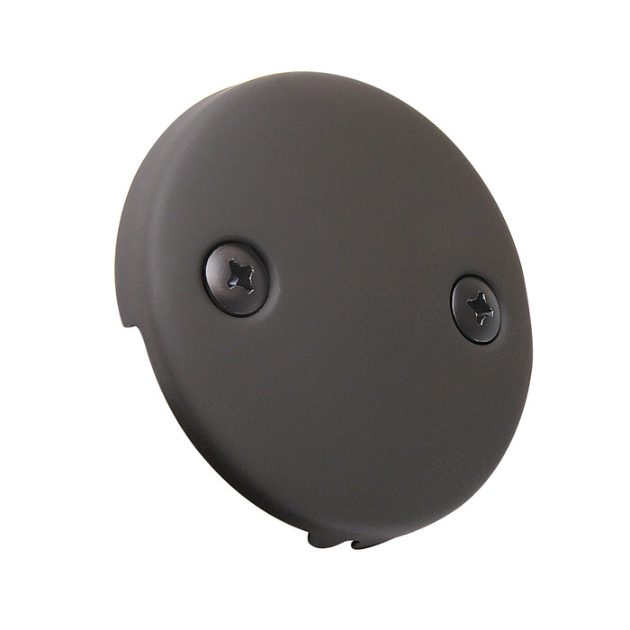 Kingston Made To Match DTT105 Round Bathtub Overflow Plate, Oil Rubbed Bronze