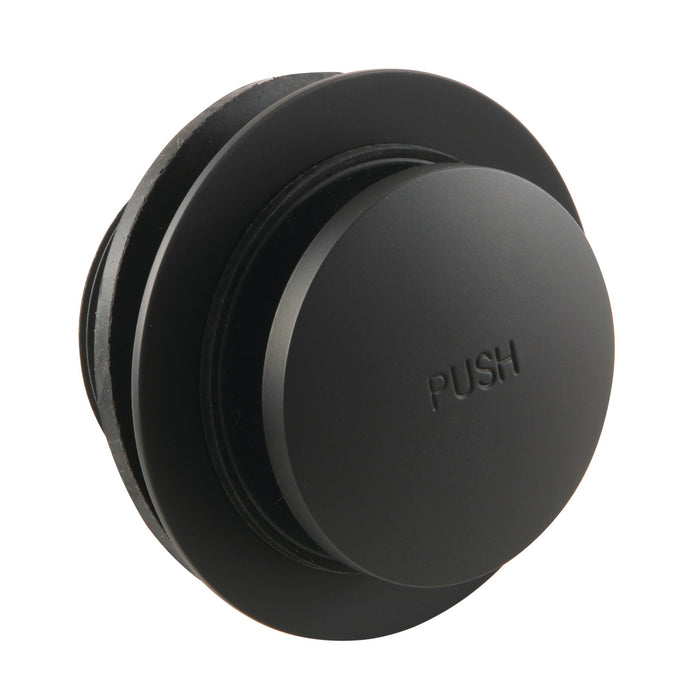 Kingston Tulare DTT200MB - Made To Match Brass Toe Touch Tub Drain, Matte Black
