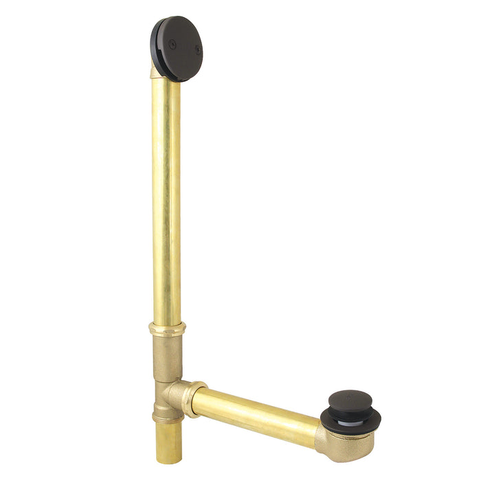 Kingston Tulare DTT2205 - Made To Match 25-Inch Brass Toe Touch Tub Waste and Overflow, Oil Rubbed Bronze