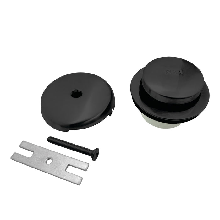 Kingston Tulare DTT5302A0 - Trimscape Zinc Alloy Alloy Toe Touch Tub Drain Conversion Kit, Matte Black