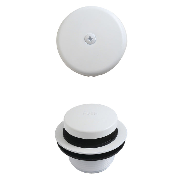 Kingston Tulare DTT5302AWH - Trimscape Zinc Alloy Alloy Toe Touch Tub Drain Conversion Kit, White