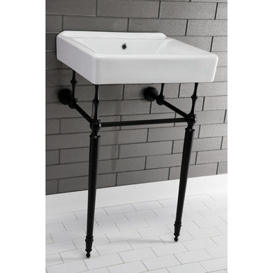 KINGSTON Brass Concord EV2018W38 20-Inch Ceramic Console Sink