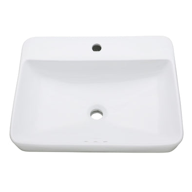 Kingston Sona EV2318 - Century 23-Inch Rectangular Ceramic Drop-In Bat