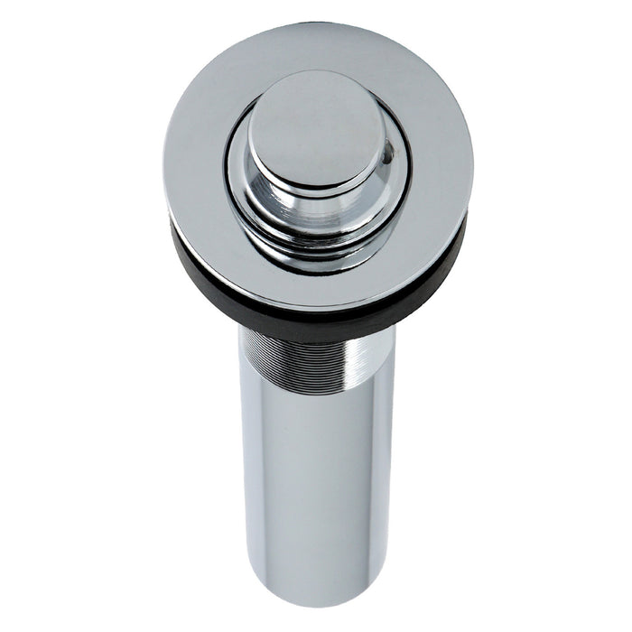 Kingston Heirloom EV3001 - Trimscape Brass Lift and Turn Bathroom Sink Drain without Overflow, 17 Gauge, Polished Chrome