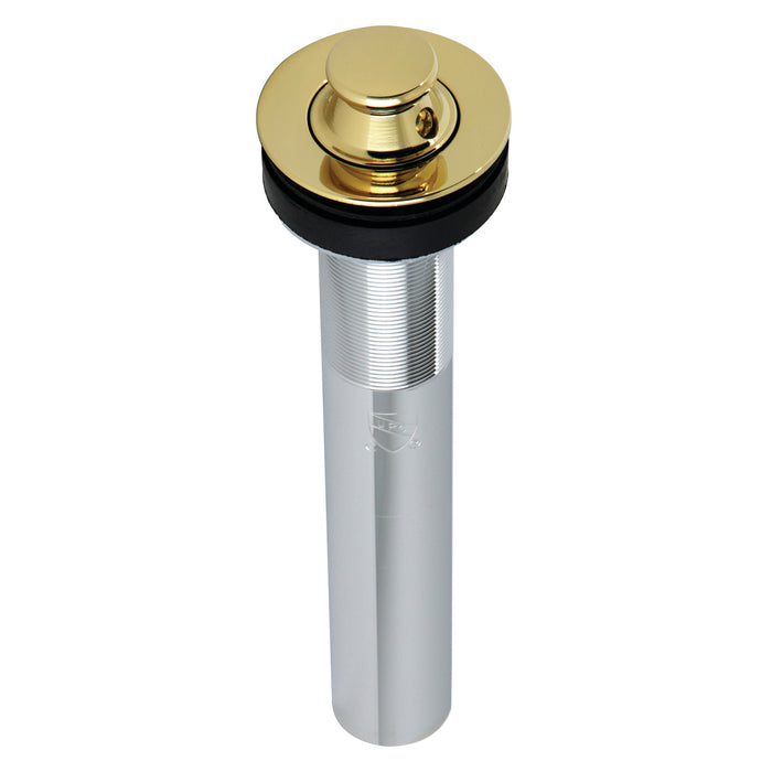 Kingston Heirloom EV3002 - Trimscape Brass Lift and Turn Bathroom Sink Drain without Overflow, 17 Gauge, Polished Brass
