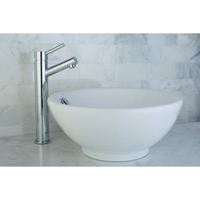 Kingston Sona EV4129 - Perfection 15-3/4 Inch Ceramic Round Vessel Sink, White