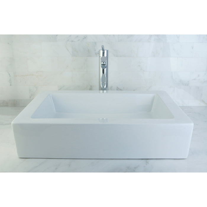 Kingston Sona EV4335 - Pacifica 22-Inch Ceramic Rectangular Vessel Sink, White
