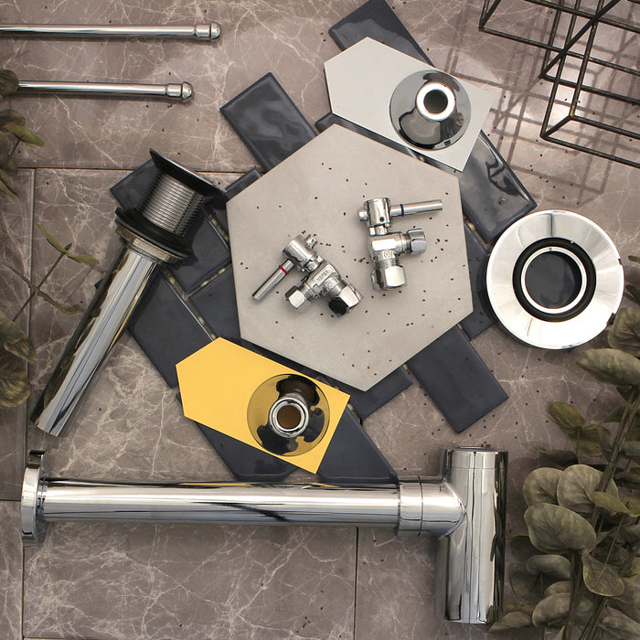 Kingston Fauceture EV8021 Vessel Sink Mounting Ring, Polished Chrome