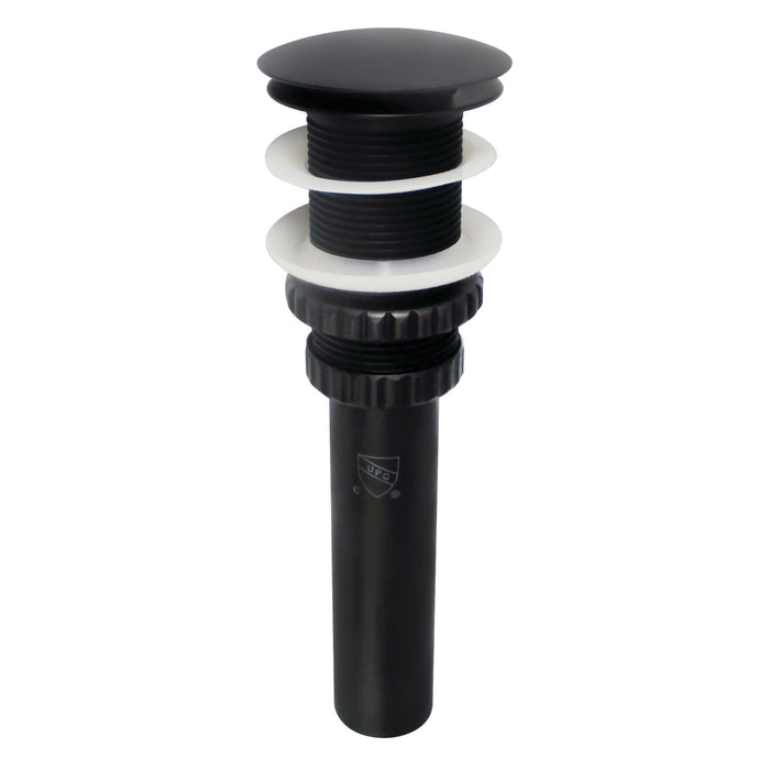 Kingston Sona EV8210MB - Coronel Brass Push Pop-Up Bathroom Sink Drain, Matte Black