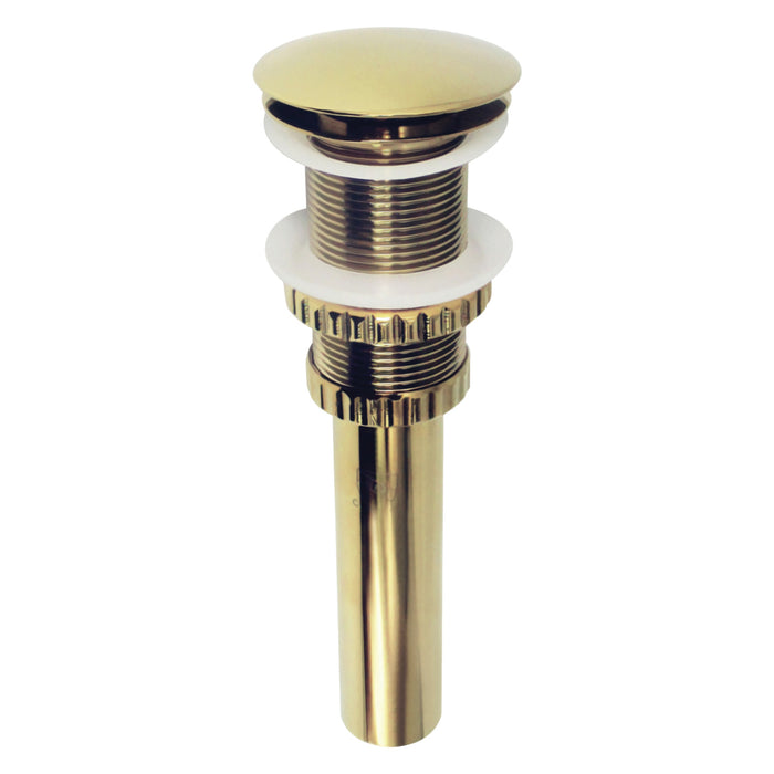 Kingston Sona EV8212 - Coronel Brass Push Pop-Up Bathroom Sink Drain, Polished Brass
