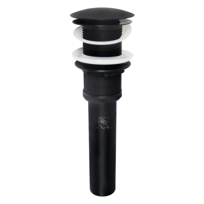 Kingston Sona EV8310MB - Coronet Brass Push Pop-Up Bathroom Sink Drain, Matte Black